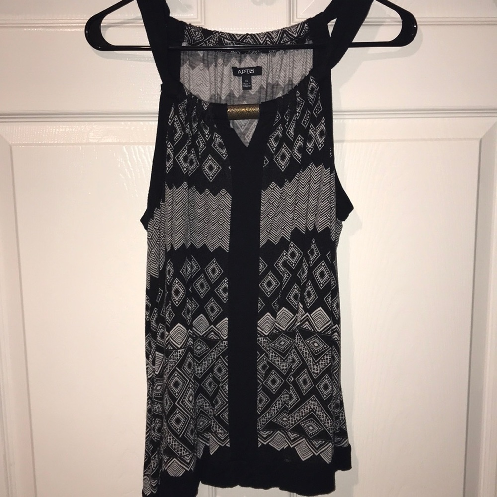 Black tank top
